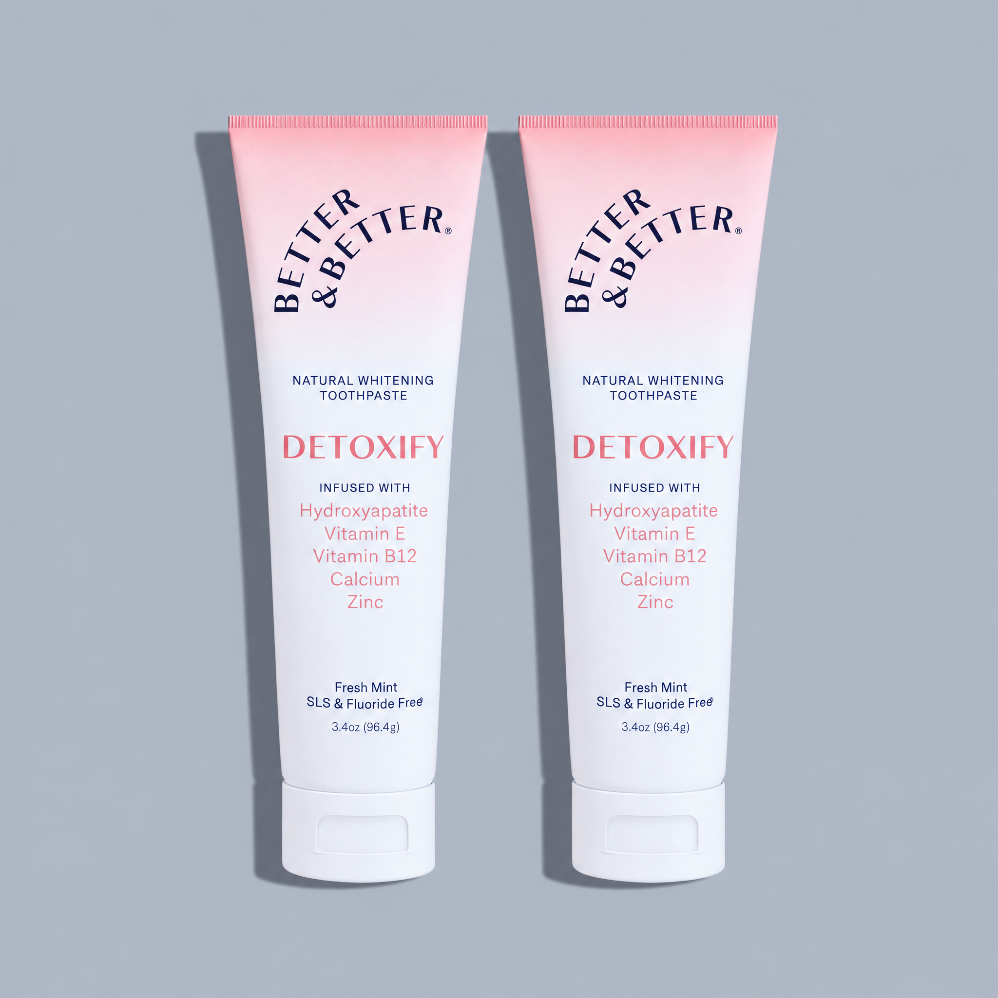 Detoxify Zinc Hydroxyapatite Toothpaste — 2-Pack – Better & Better