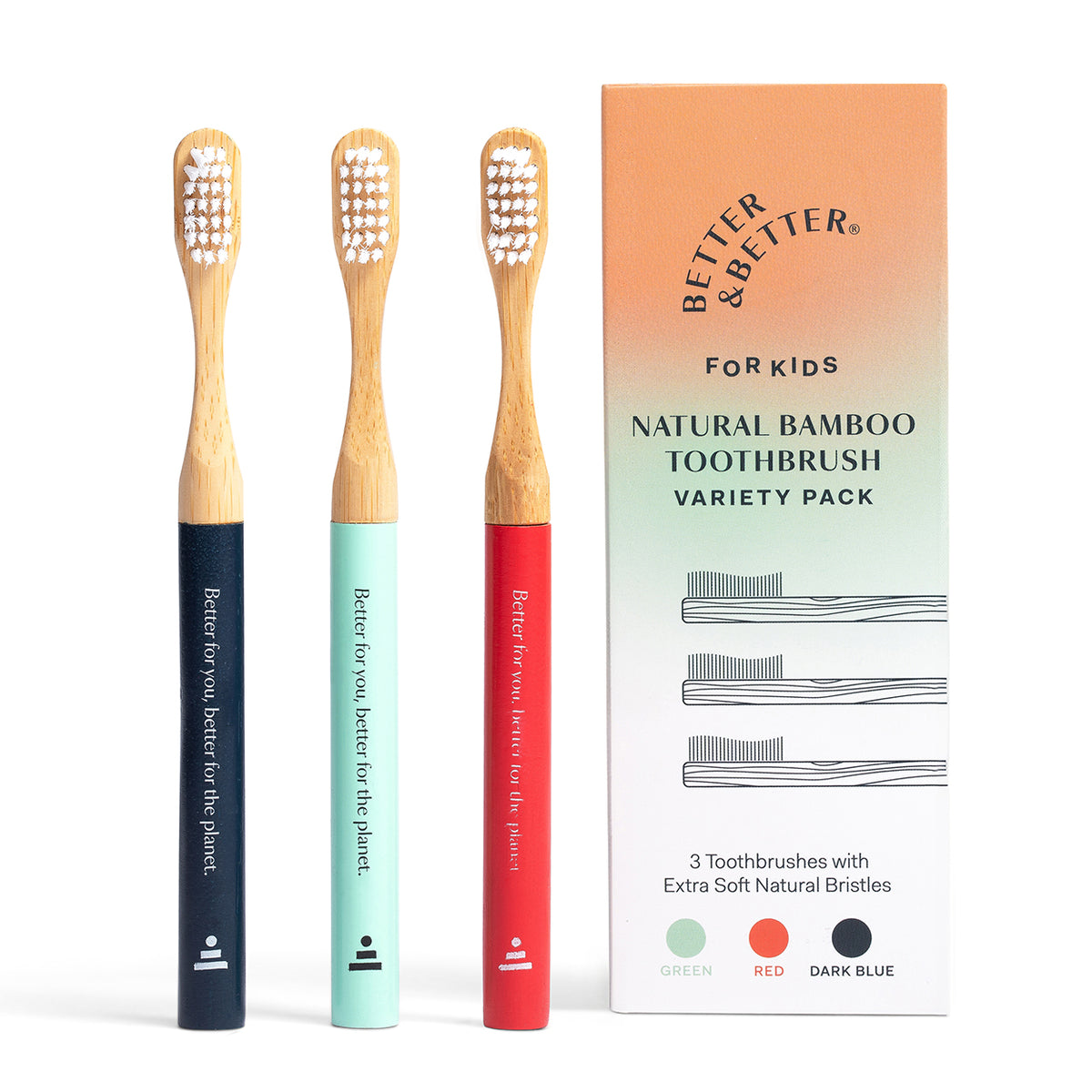 Kids Natural Bamboo Toothbrush