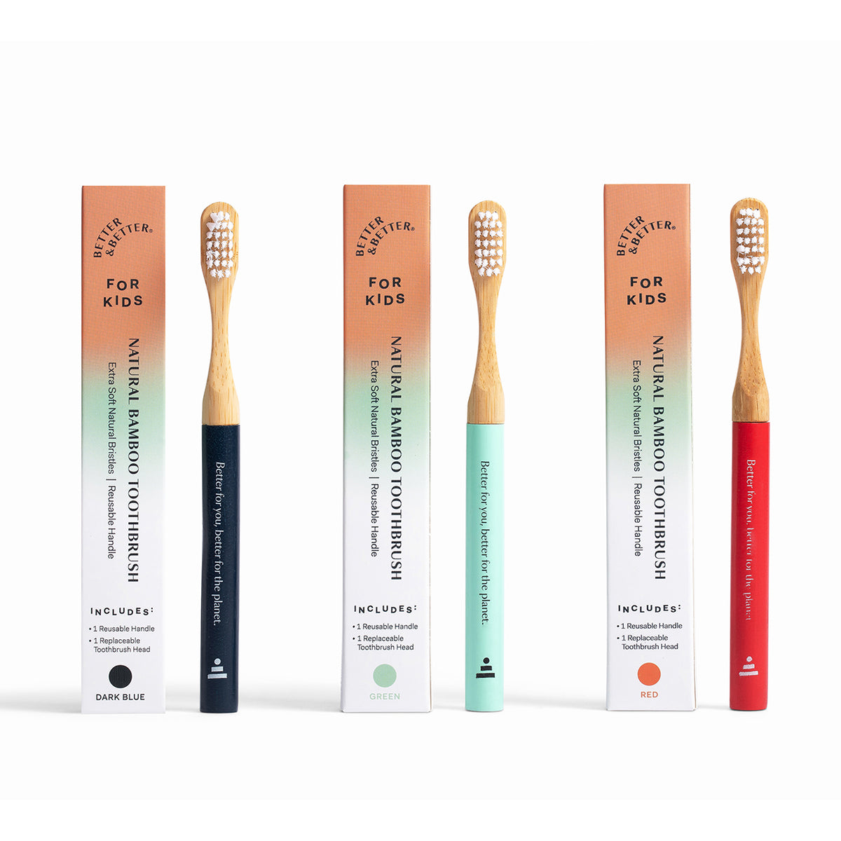 Kids Natural Bamboo Toothbrush
