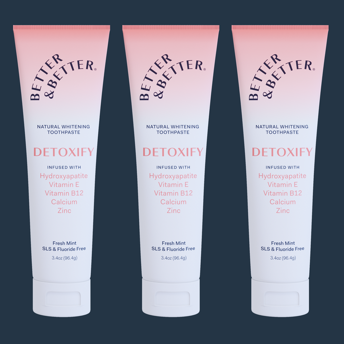 Detoxify Zinc Toothpaste tube, product image