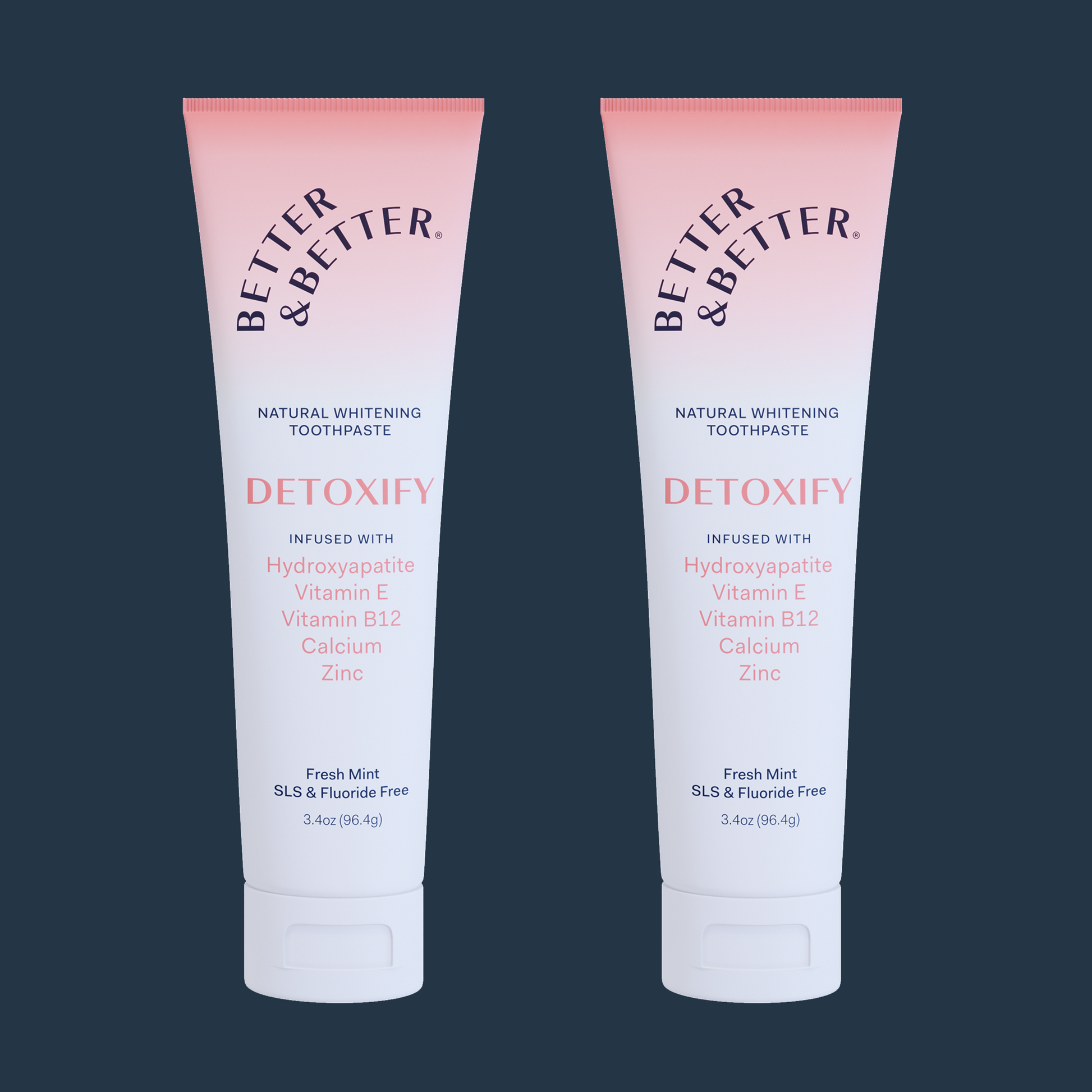 Detoxify Zinc Toothpaste - 2-Pack – Better & Better