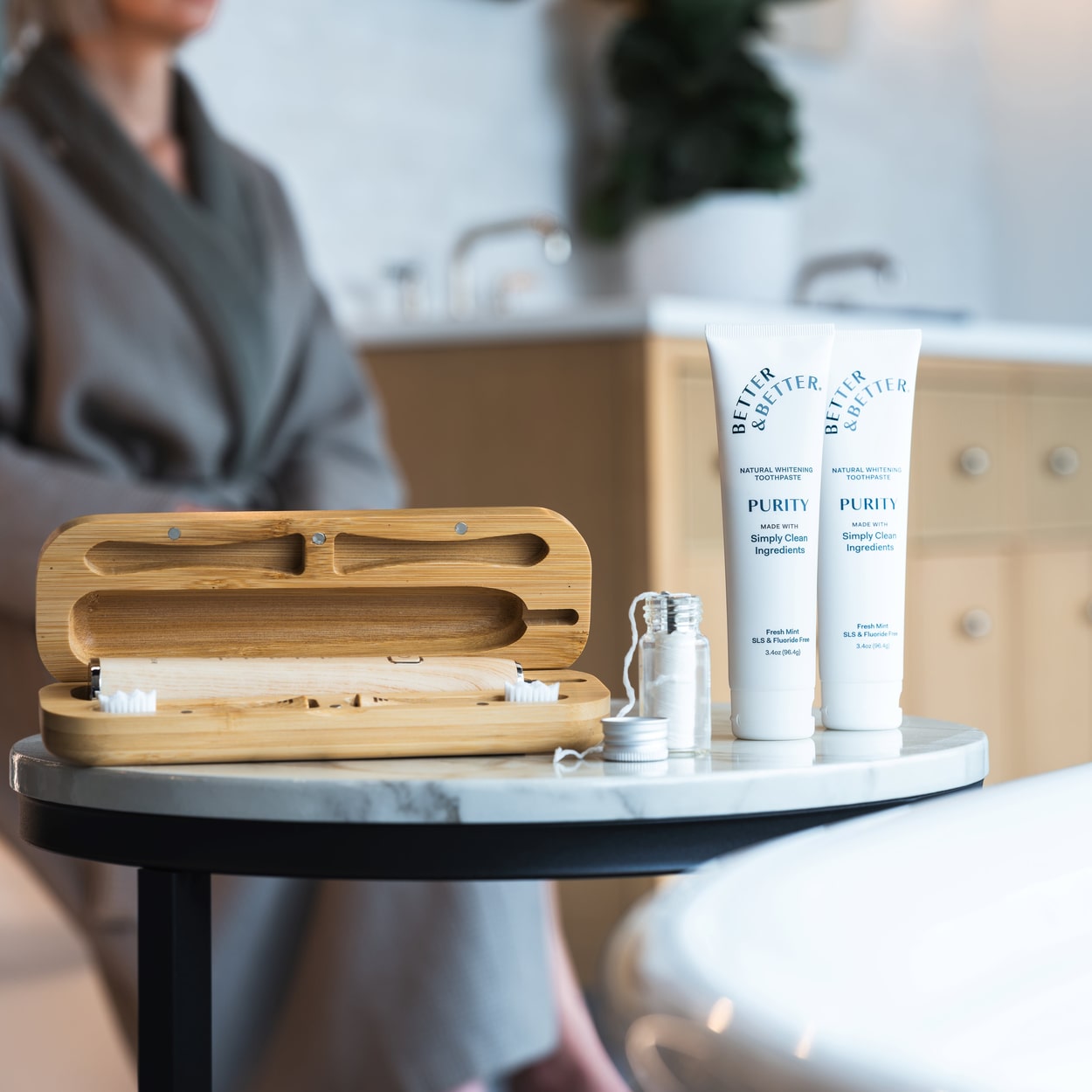 Bamboo Sonic Toothbrush & Purity Toothpaste Set – Better & Better