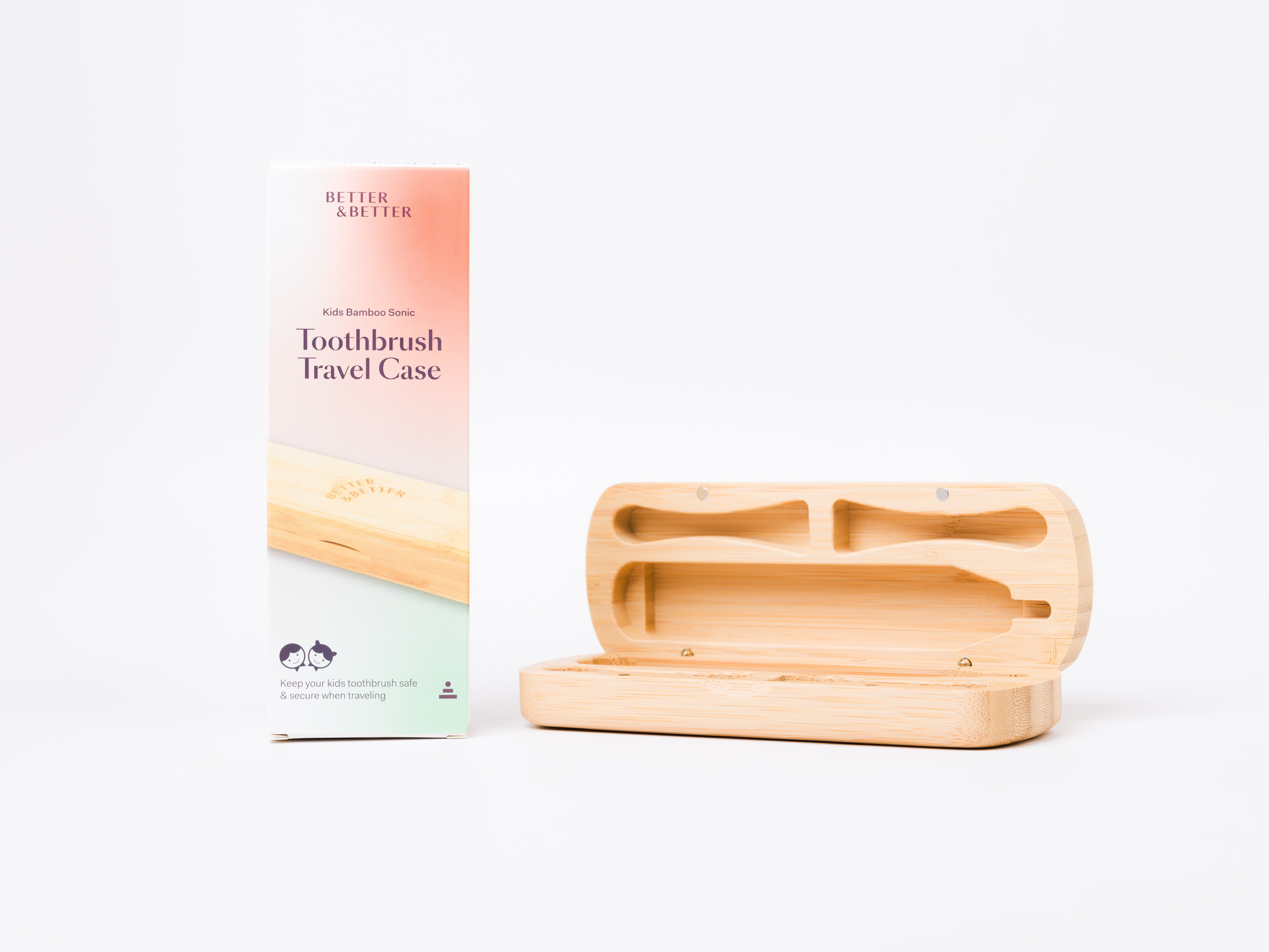 Kids Bamboo Sonic Toothbrush Travel Case