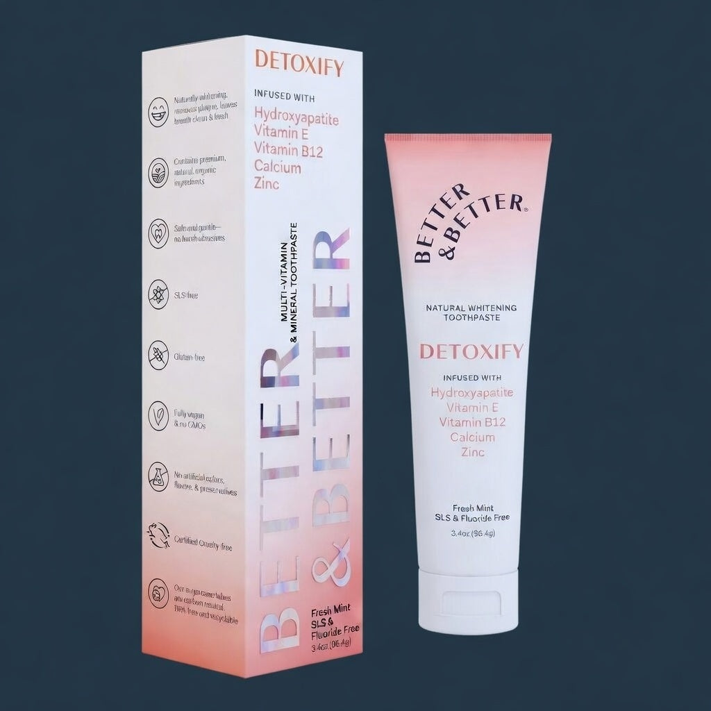 Detoxify Zinc Toothpaste - 3-Pack – Better & Better