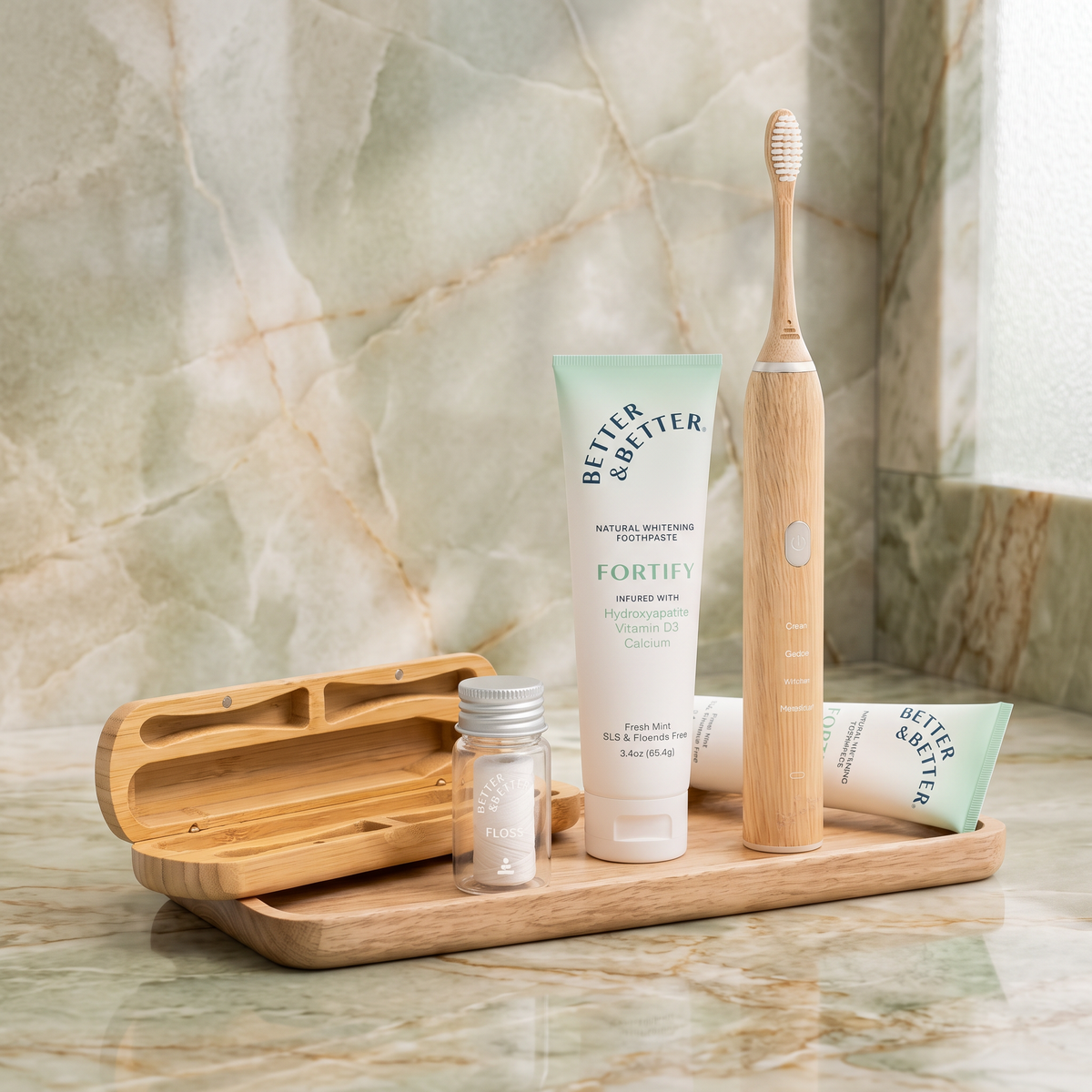 Complete Better and Better oral care bundle components