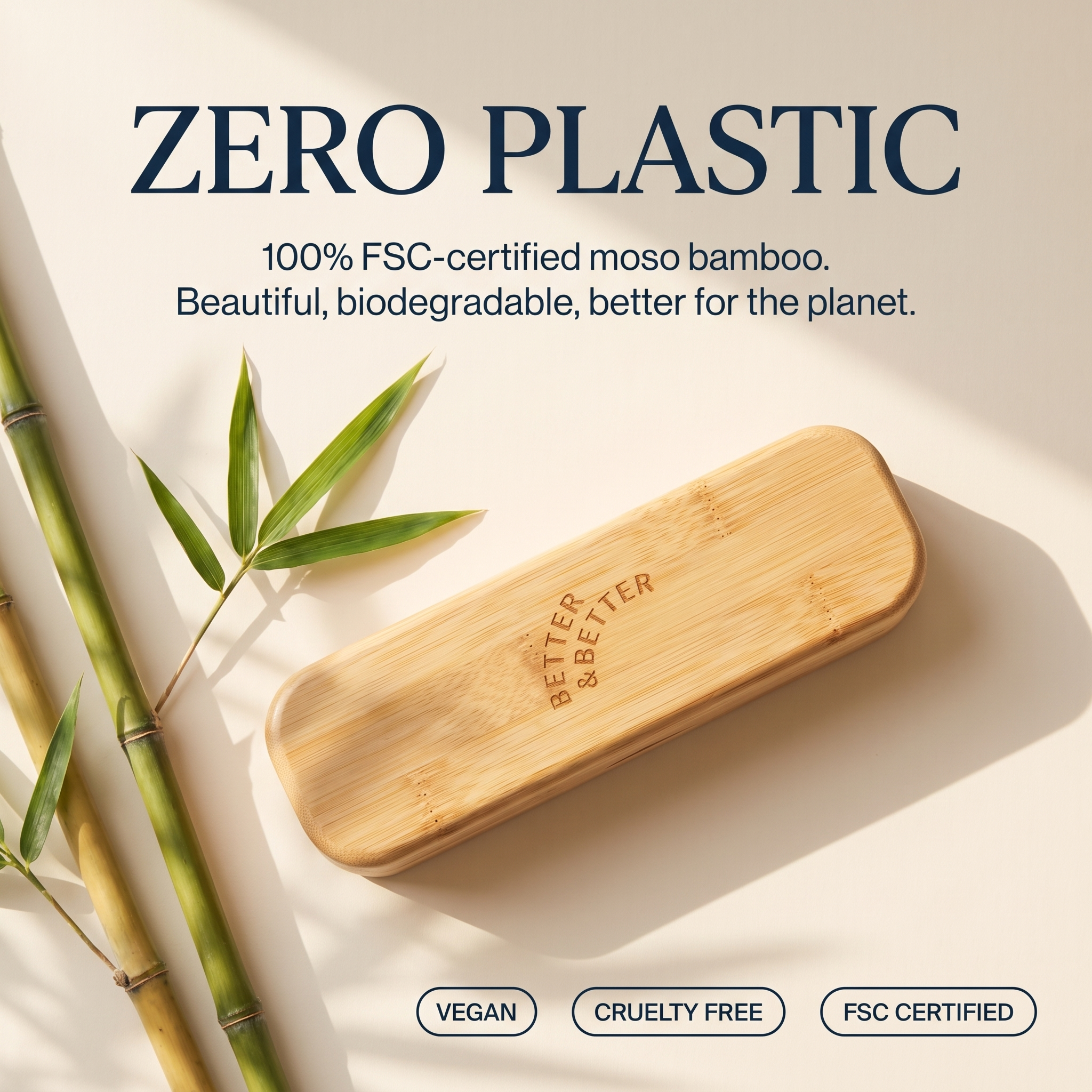Kids Bamboo Sonic Toothbrush Travel Case