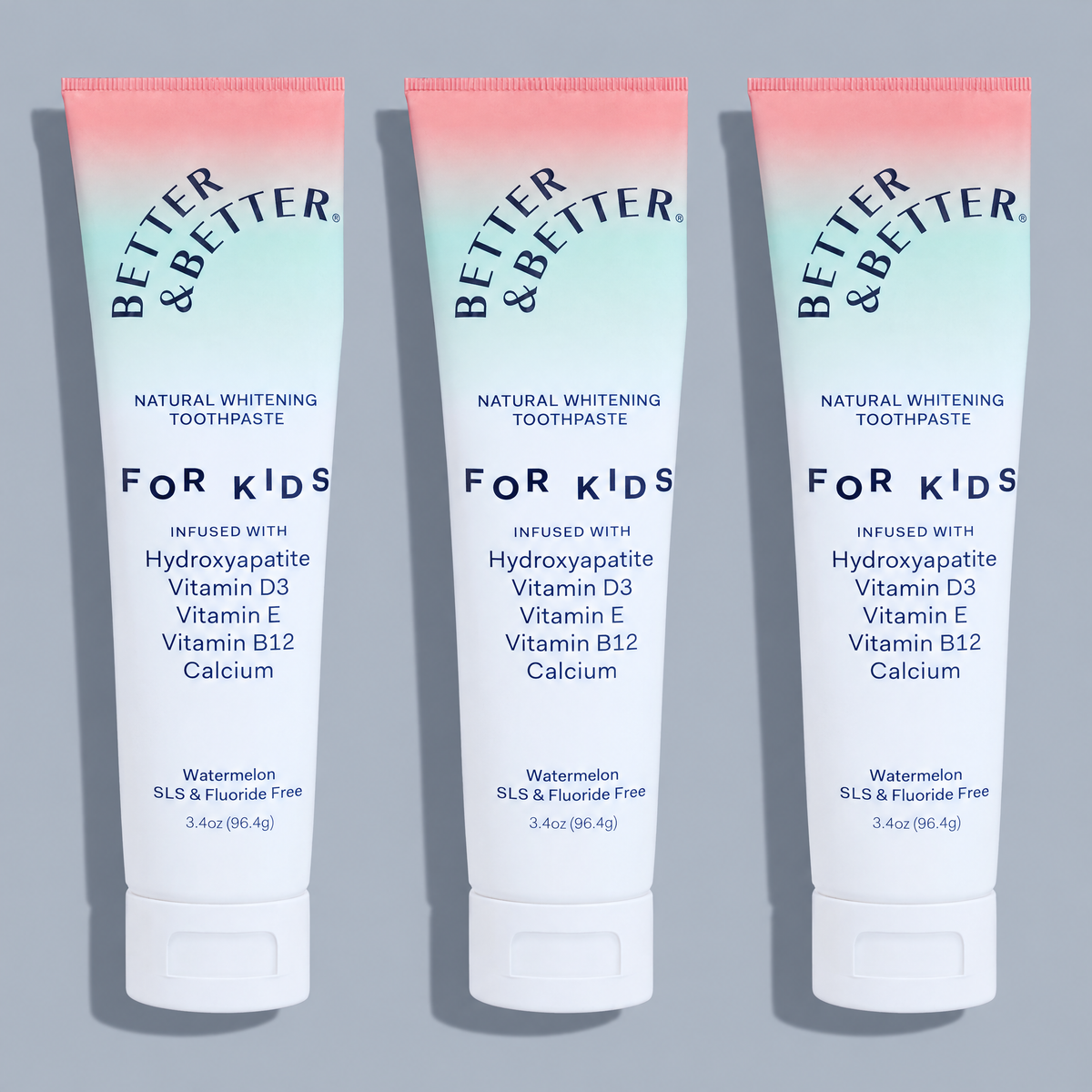 Kids Multivitamin Toothpaste - 3 Pack