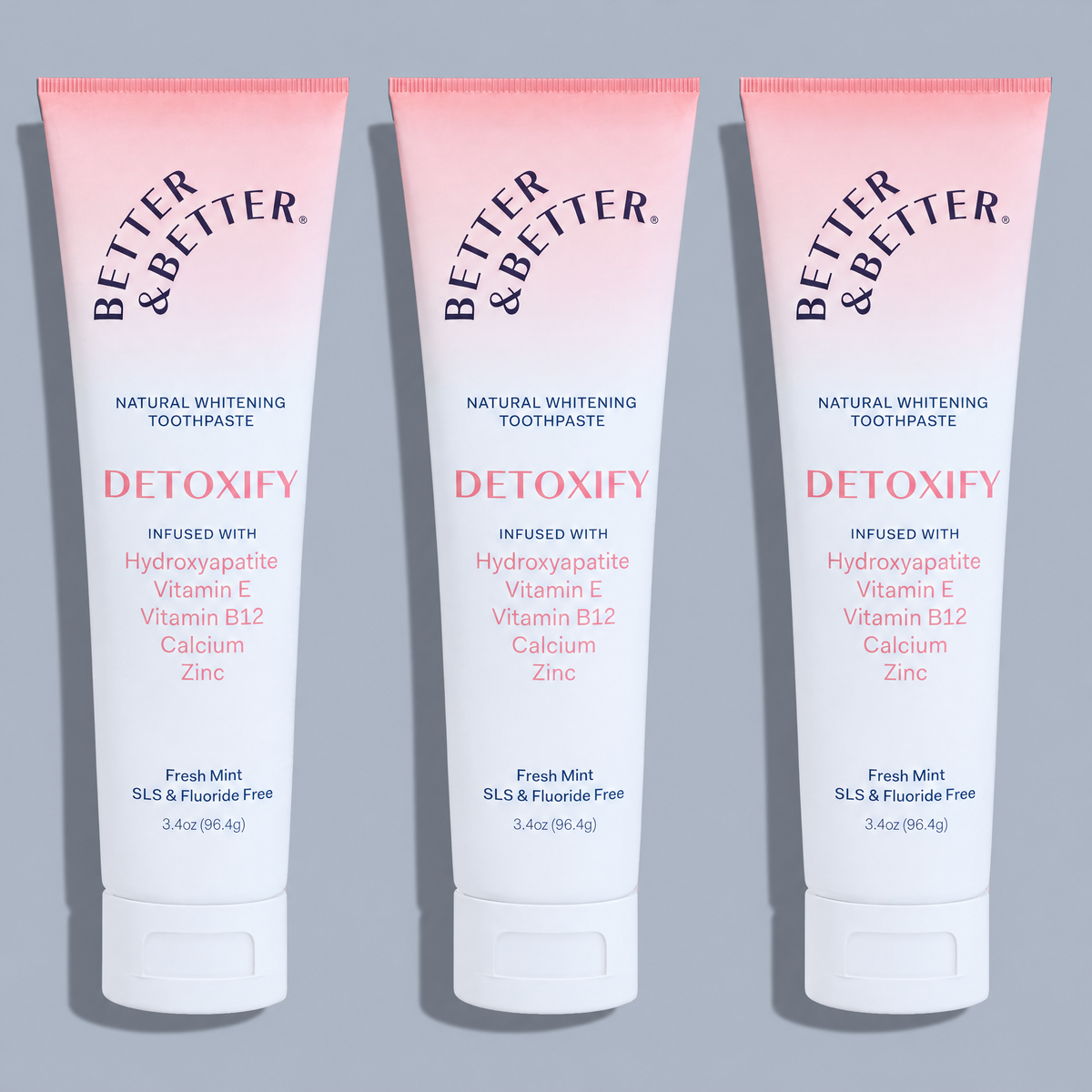 Detoxify Zinc Toothpaste - 3-Pack